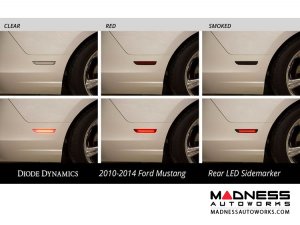 Ford Mustang Side Markers - set of 2 - LED - Amber/ Red